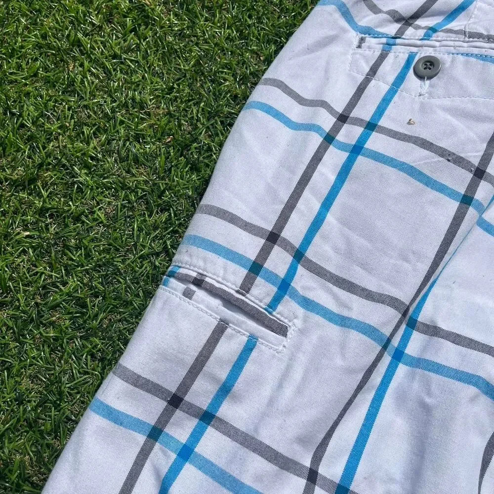Unbranded Men's White and Blue Shorts